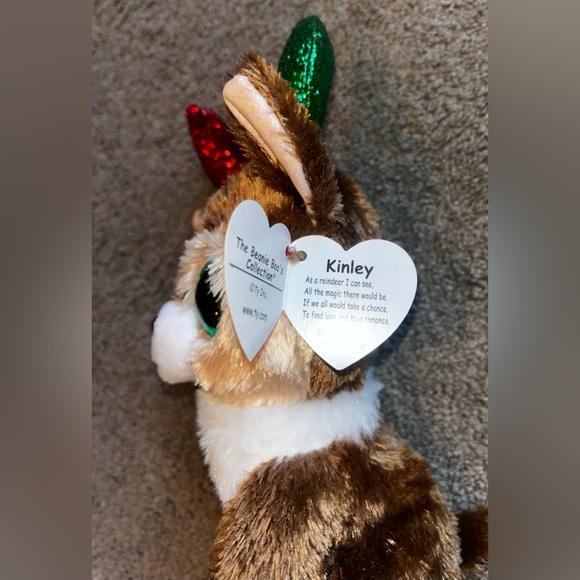 NEW Ty Kinley the Reindeer Plush - Picture 4 of 5